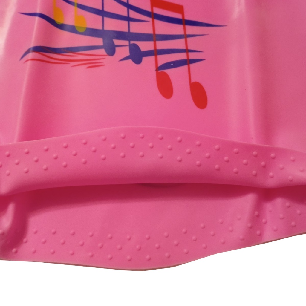 Шапочка для плавання для довгого волосся SNS KW-1Р pink music