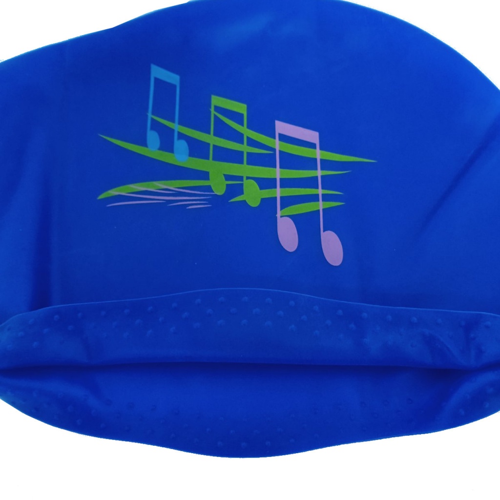 Шапочка для плавання для довгого волосся SNS KW-1С dark blue music