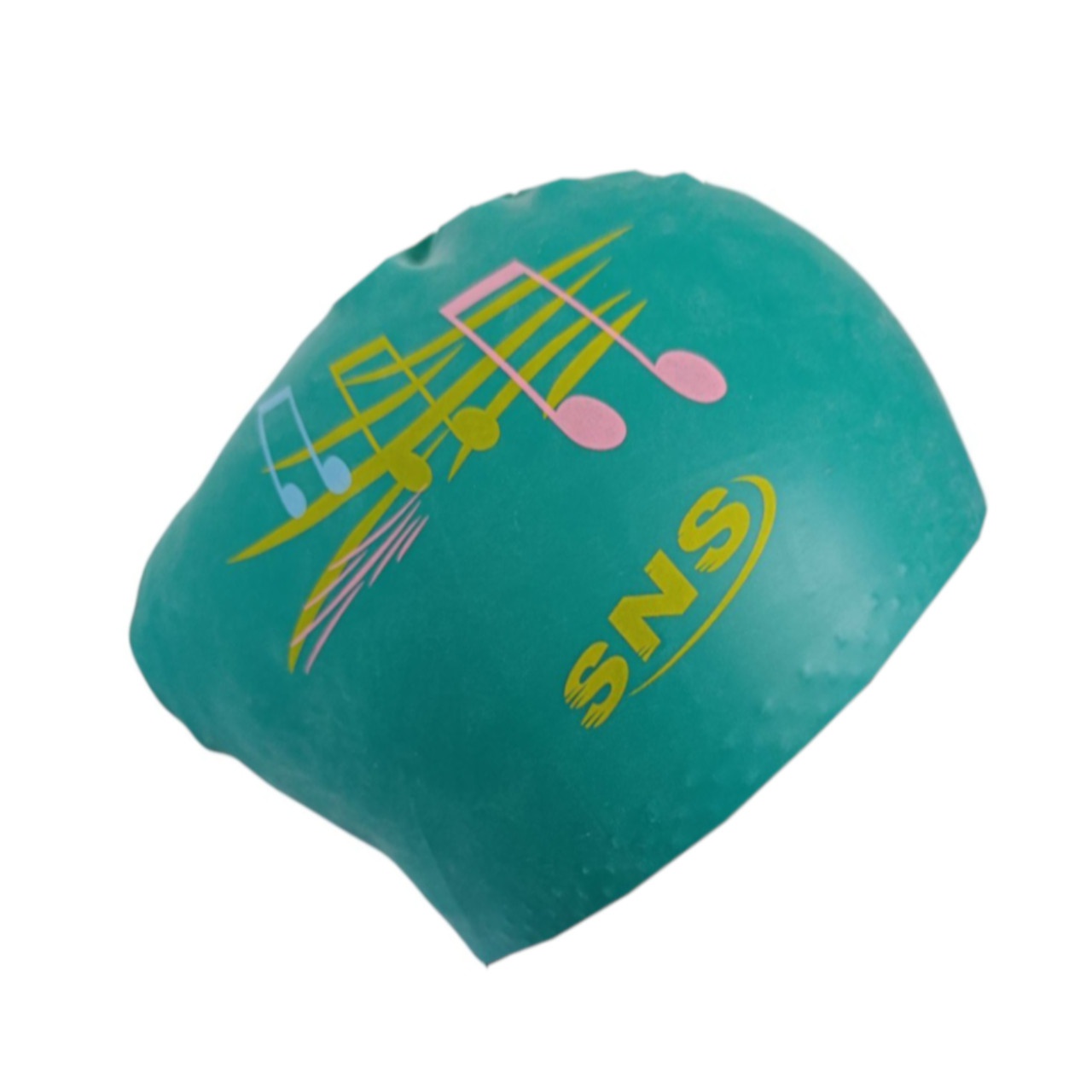 Шапочка для плавання для довгого волосся SNS KW-1З green music