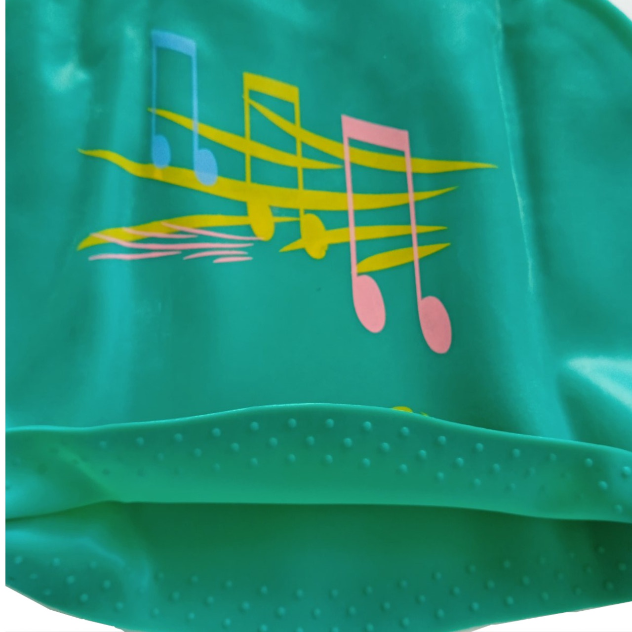 Шапочка для плавання для довгого волосся SNS KW-1З green music