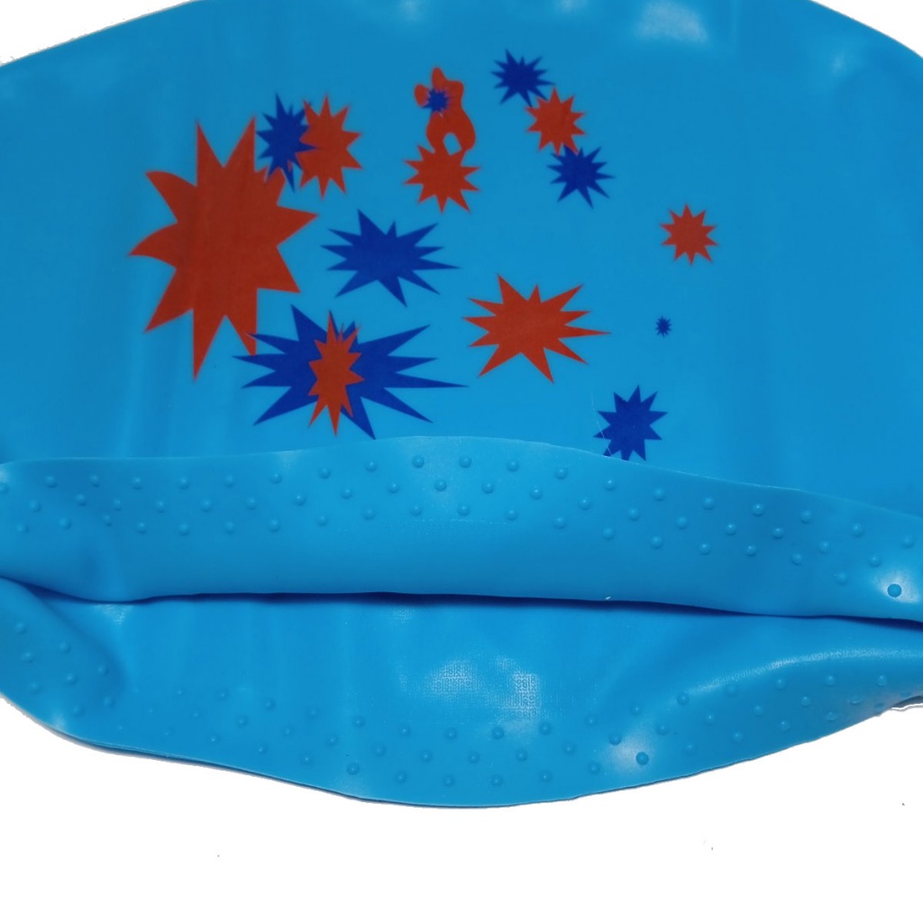 Шапочка для плавання для довгого волосся SNS KW-2Г blue galaxy