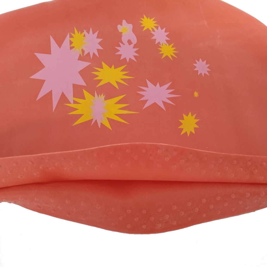 Шапочка для плавання для довгого волосся SNS KW-2К red galaxy