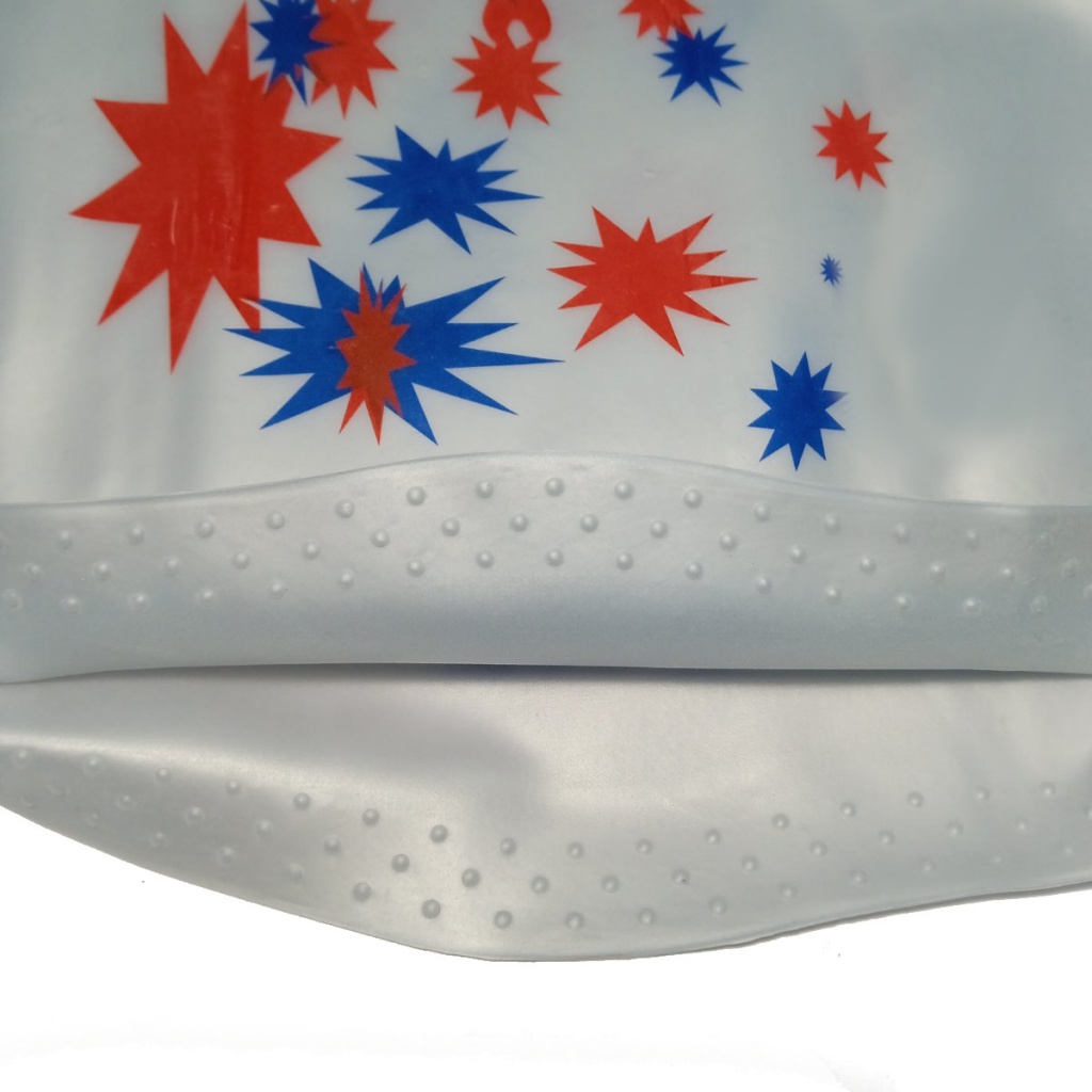 Шапочка для плавання для довгого волосся SNS KW-2СЕ silver galaxy