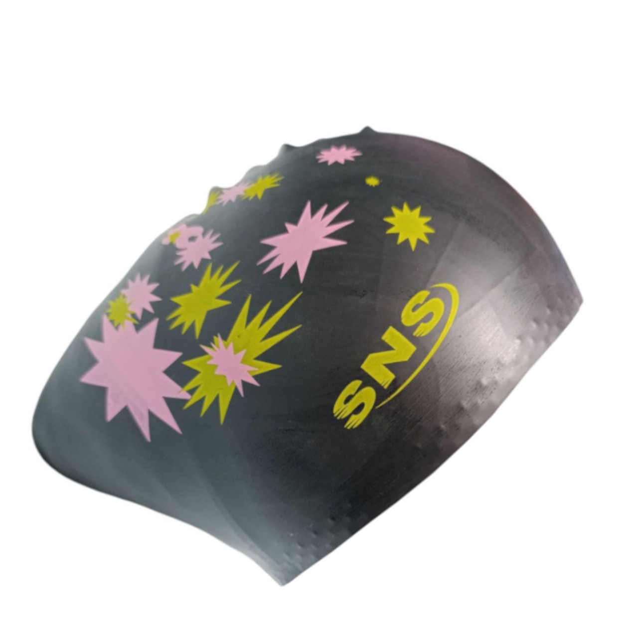 Шапочка для плавання для довгого волосся SNS KW-2Ч black galaxy