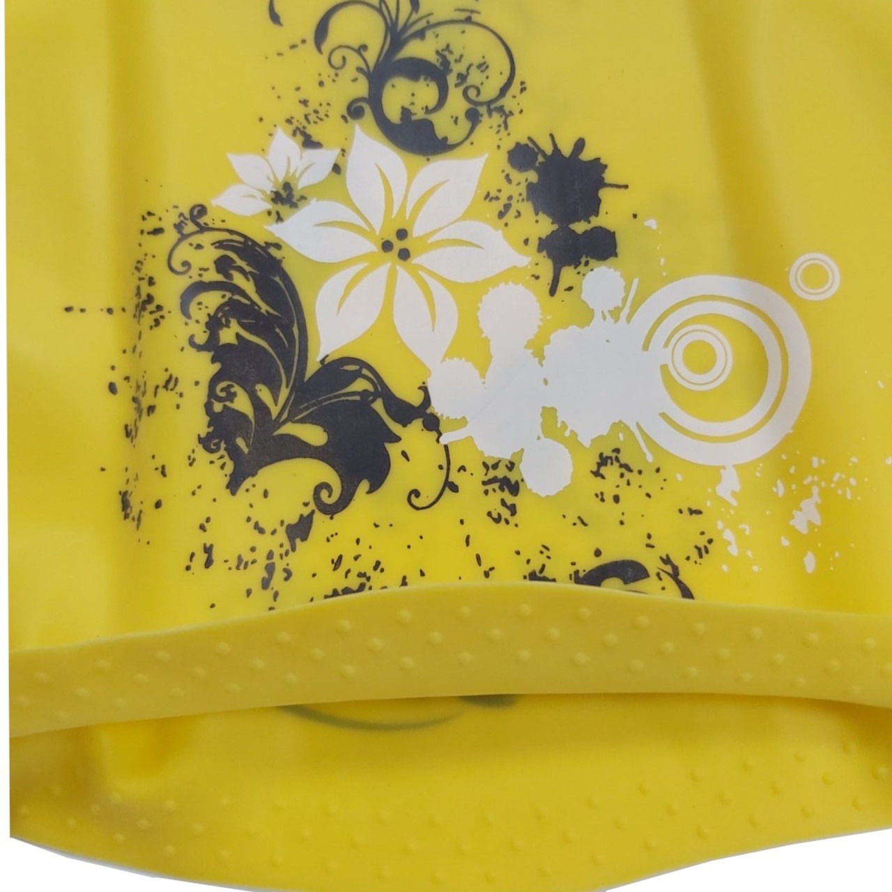 Шапочка для плавання для довгого волосся SNS KW-3Ж yellow flowers