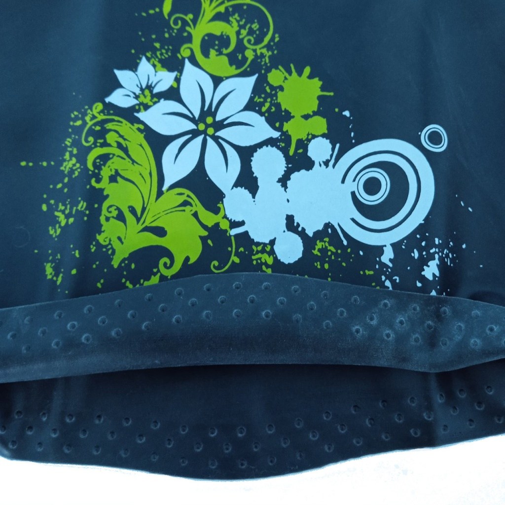 Шапочка для плавання для довгого волосся SNS KW-3Ч black flowers