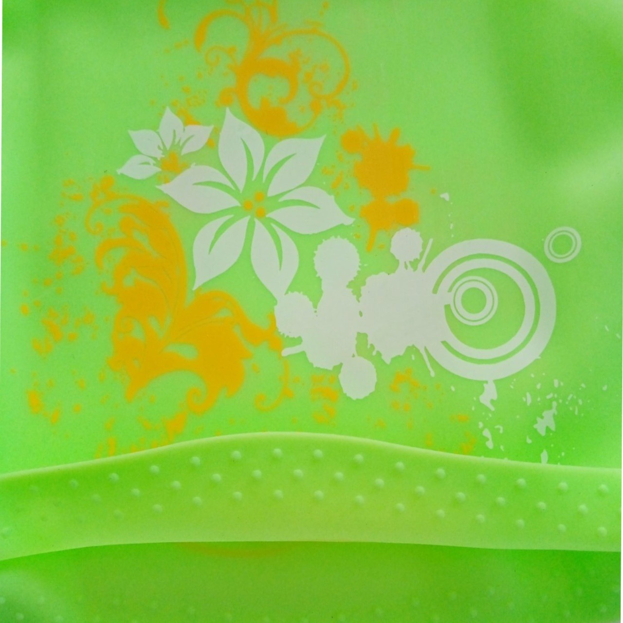 Шапочка для плавання для довгого волосся SNS KW-3СА light green flowers