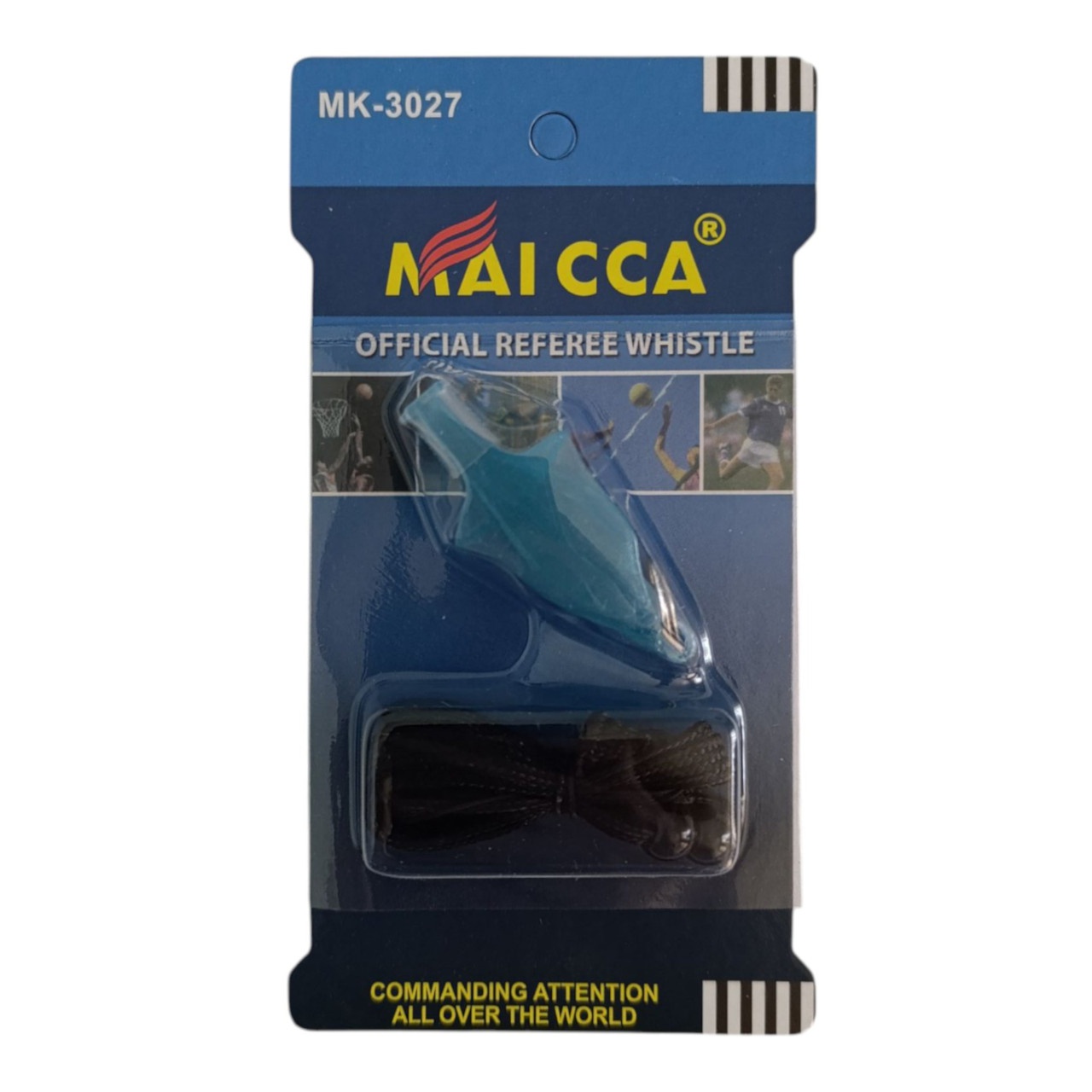 Свисток суддівський MIACCA зі шнурком FOX-40S