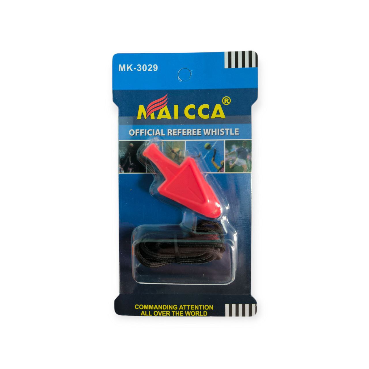 Свисток суддівський MAICCA червоний М55