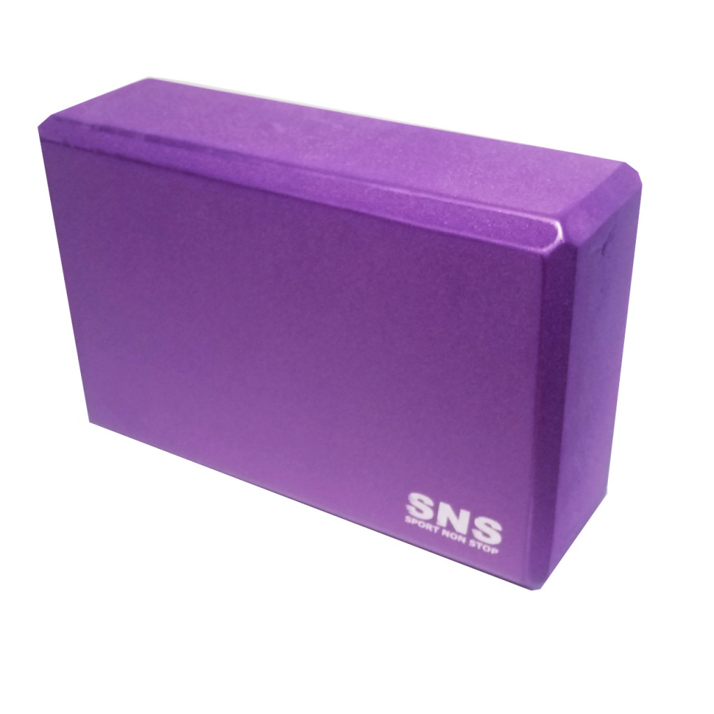Блок для йоги фіолетовий YJ-K-Purple