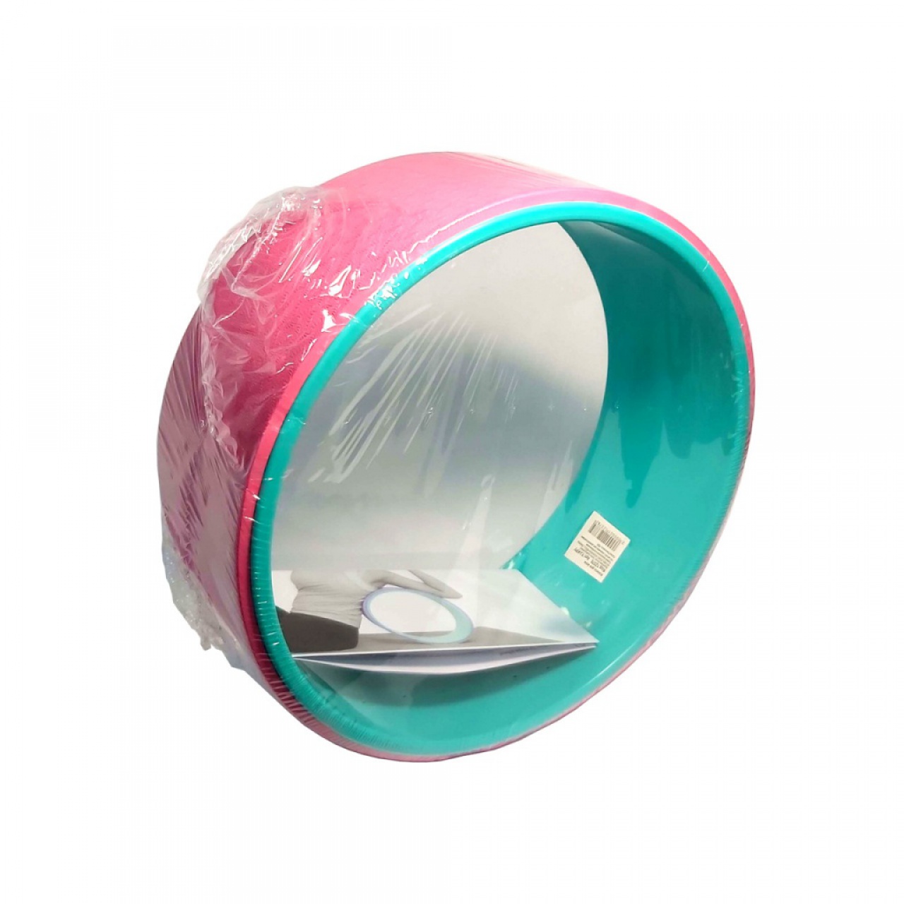 Колесо для йоги рожево-бірюзове YJ-KPY-РБ