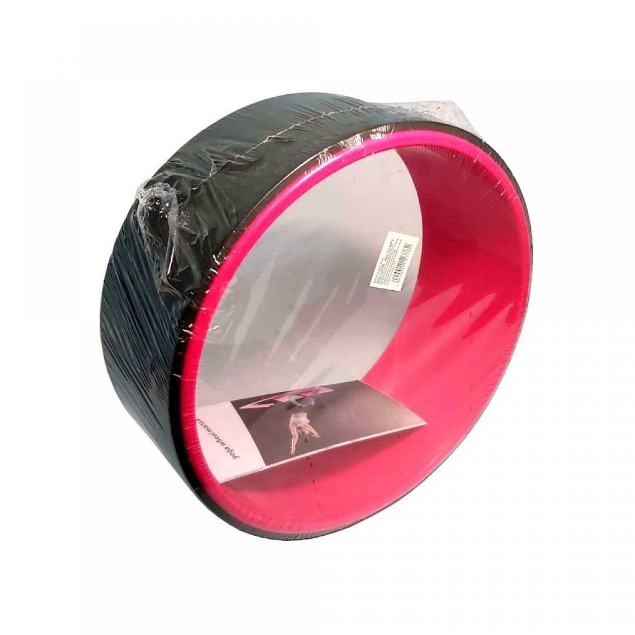 Колесо для йоги чорно-червоне YJ-KPY-ЧК