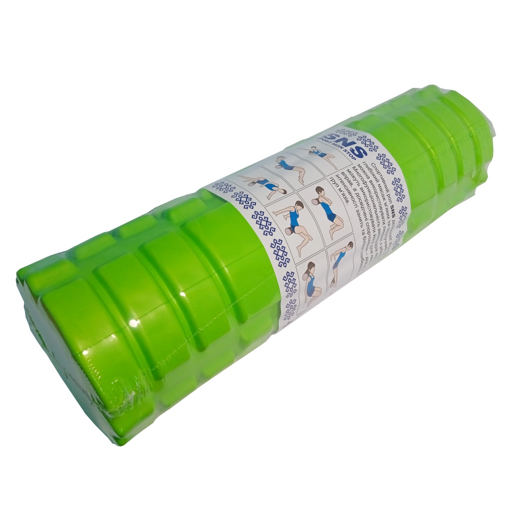 Рол для фітнесу SNS 45 см салатовий JD2-45-З