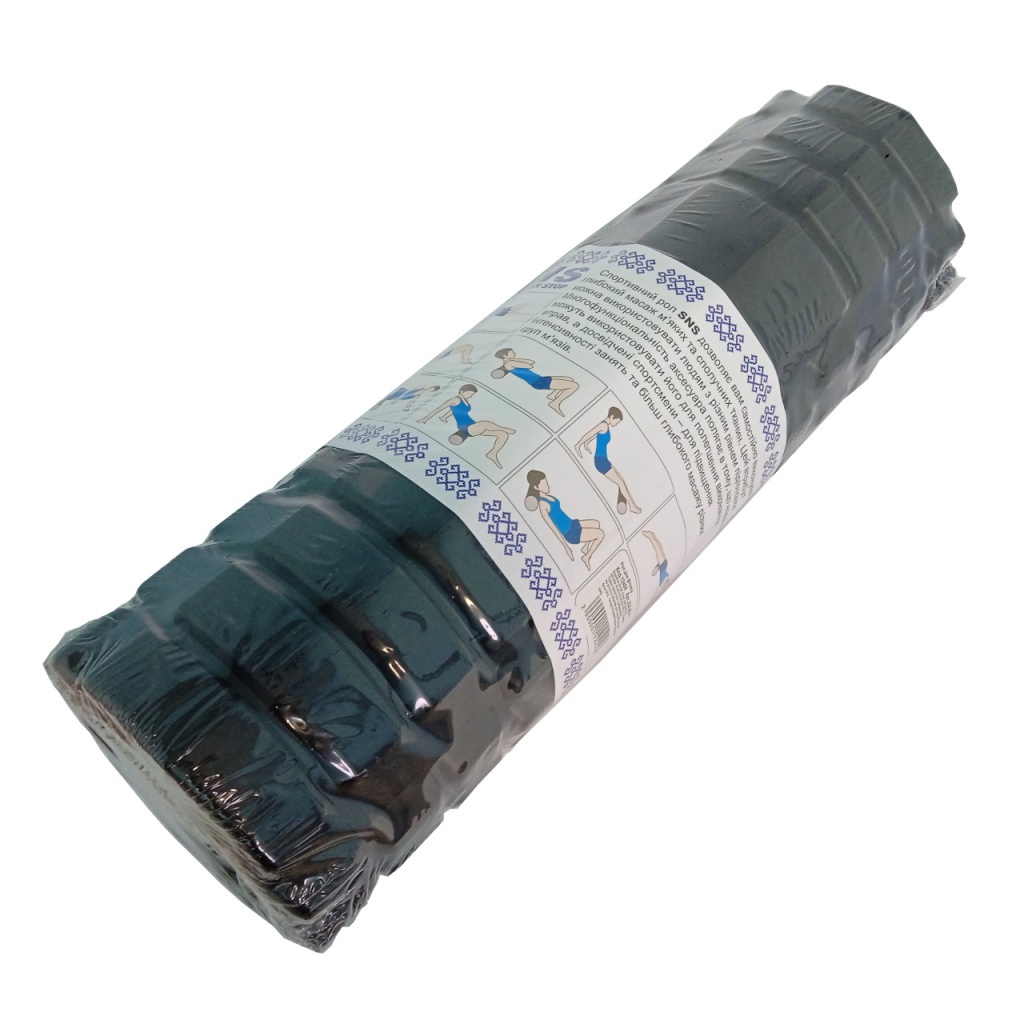 Рол для фітнесу SNS 45 см чорний JD2-45-Ч