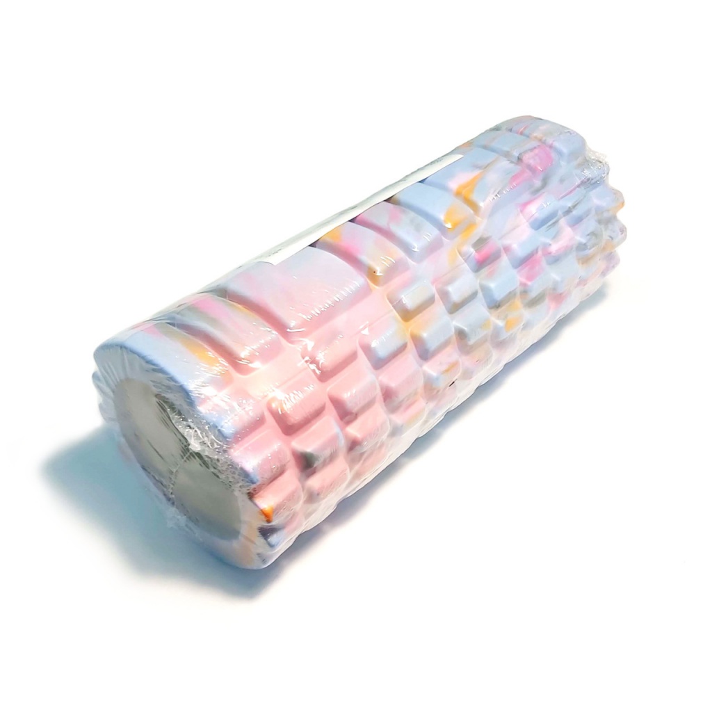 Рол для фітнесу SNS 33 см мультиколір блакитний YJ-5008-1-Г