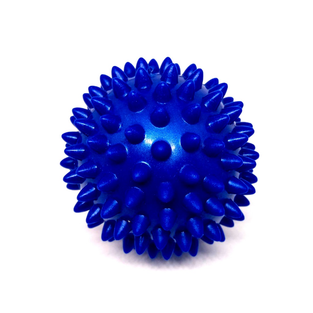 М'яч масажний d 9 см синій надувний D9 (60Гр)-С