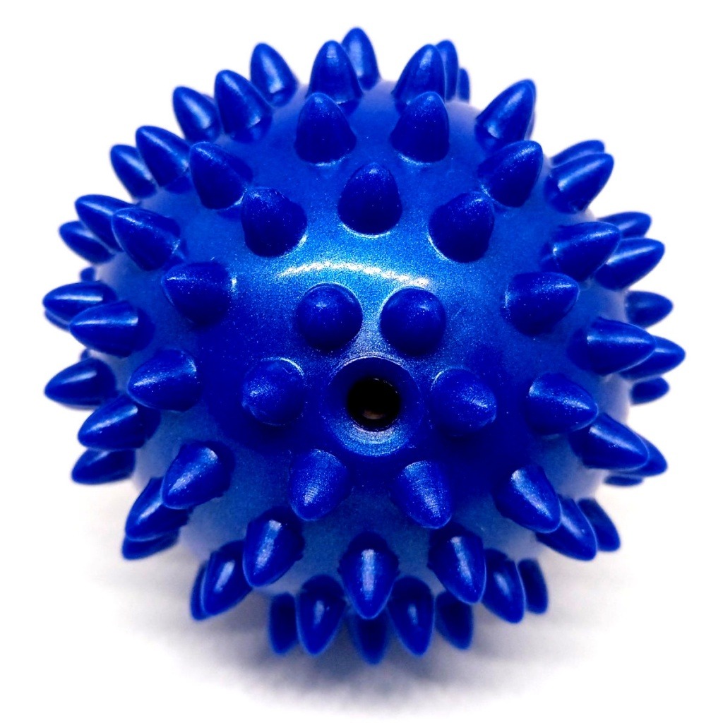 М'яч масажний d 9 см синій надувний D9 (60Гр)-С