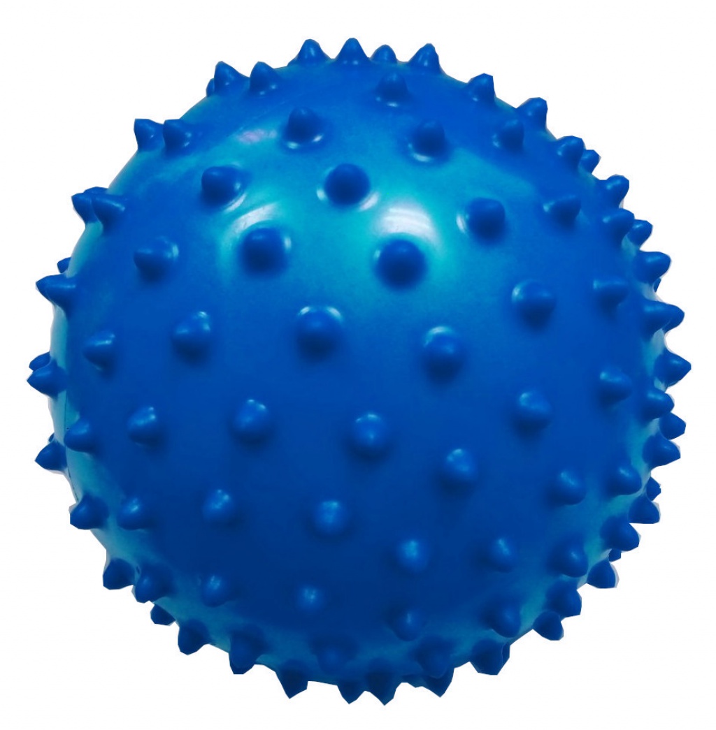 М'яч масажний d 23 см синій надувний D23 (180Гр)-С