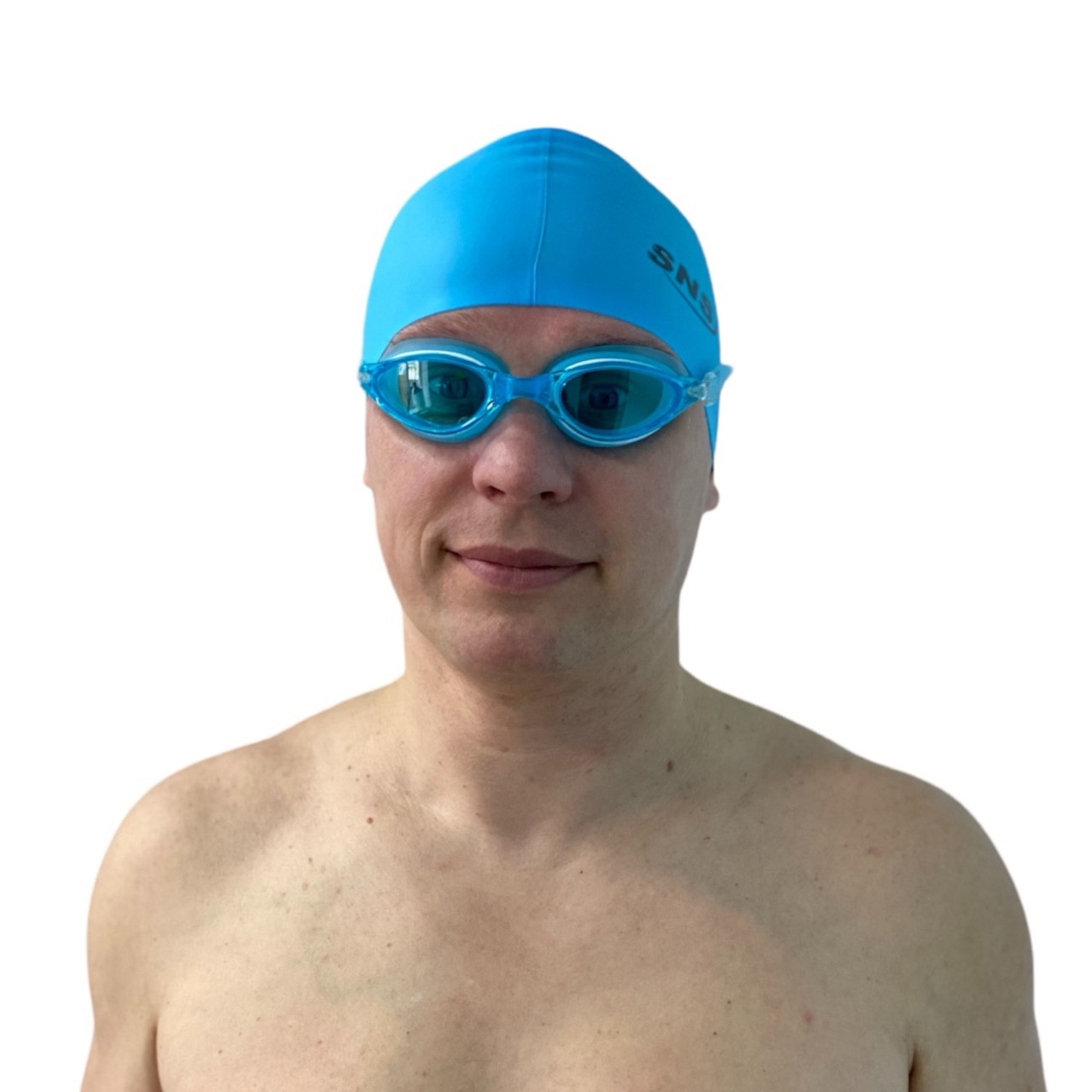 Шапочка для плавання SNS блакитна SH-azure