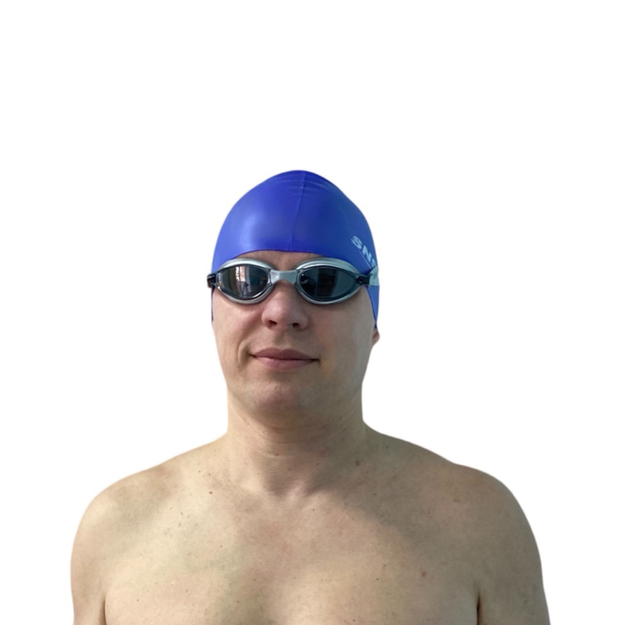Шапочка для плавання SNS синя SH-blue