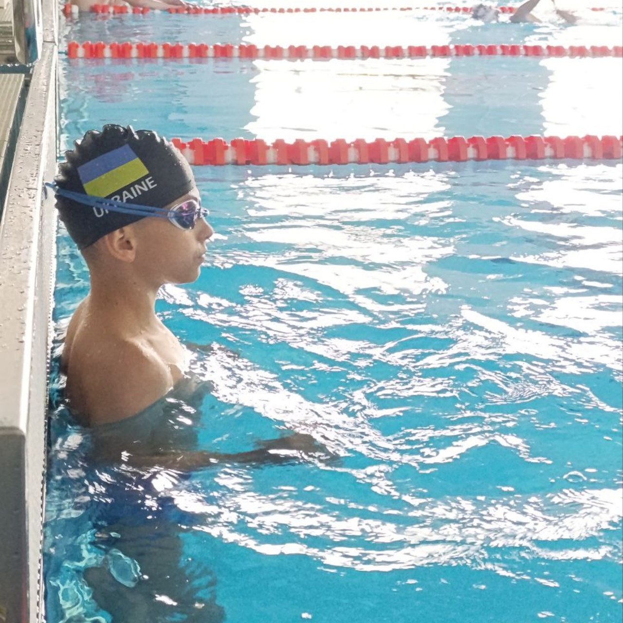 Шапочка для плавання SNS ПРАПОР чорна FL-black