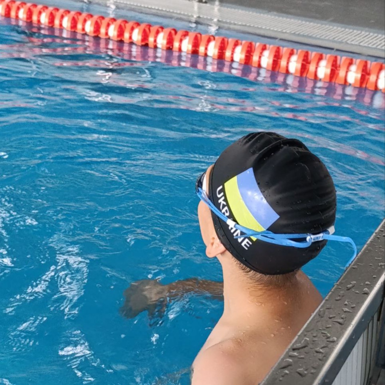 Шапочка для плавання SNS ПРАПОР чорна FL-black