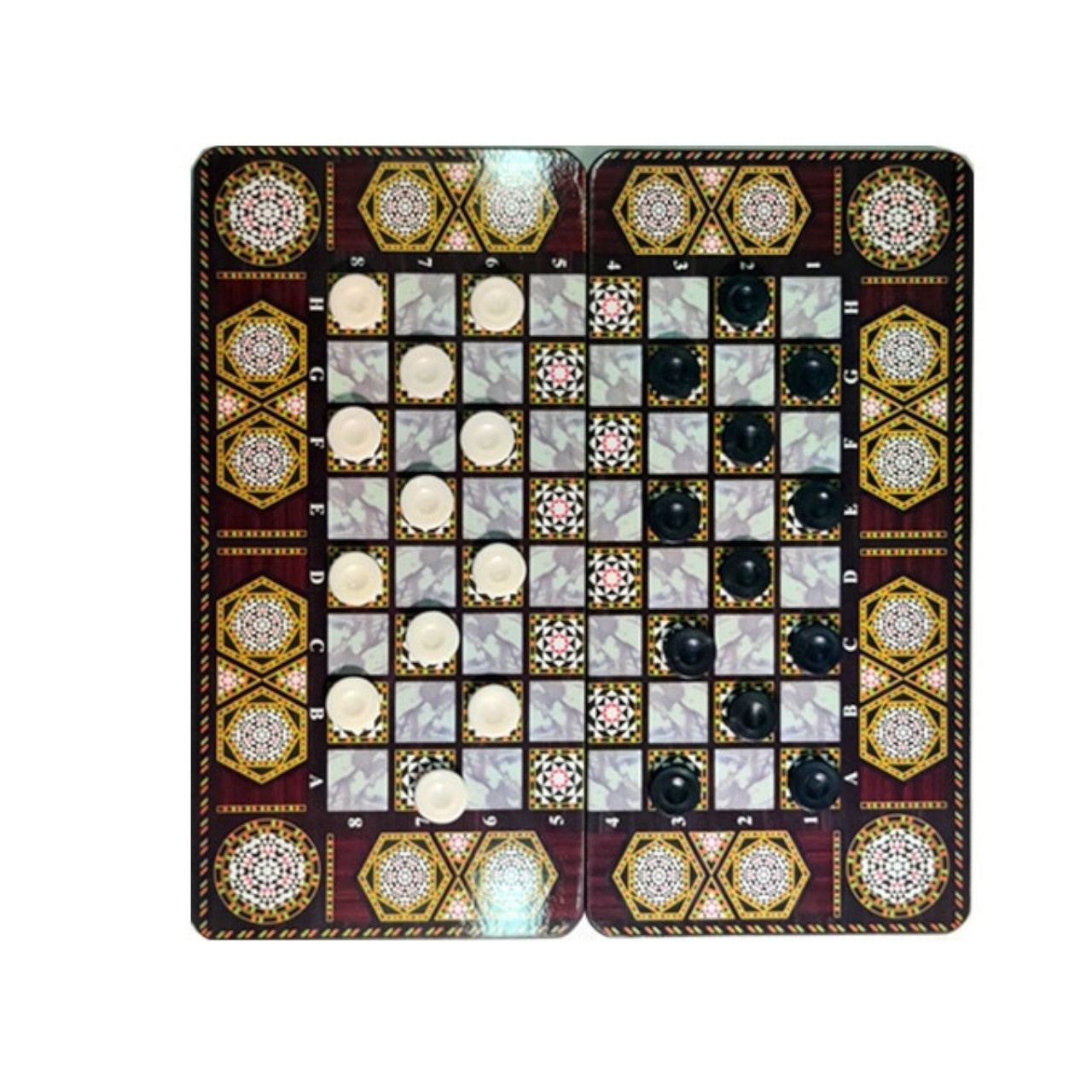 Подарунковий набір ігр 3 в 1 Kaleidoscope black 39х39 G-1207-B