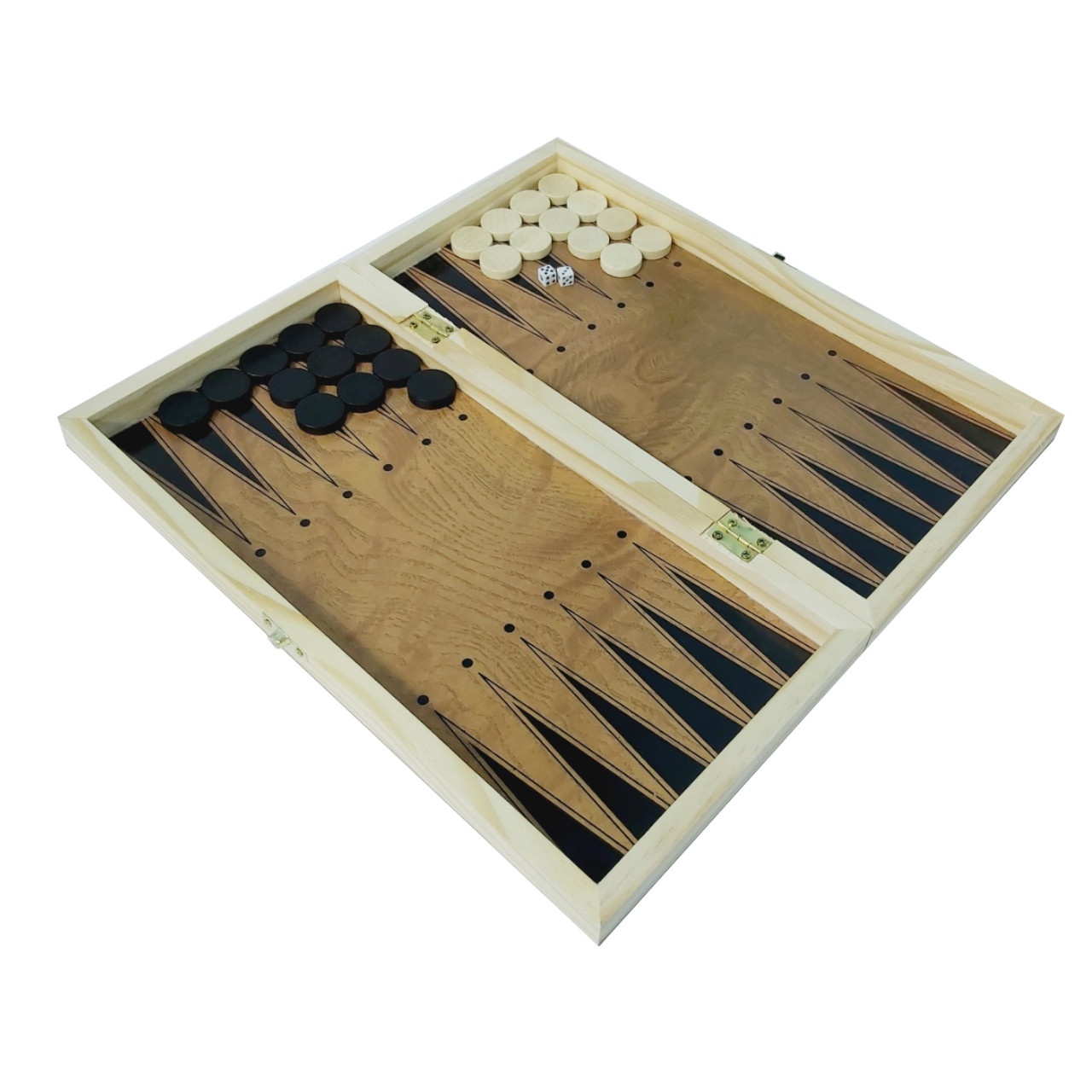 Настільна дерев'яна гра 3 в 1 G39 дошка 39х39 см