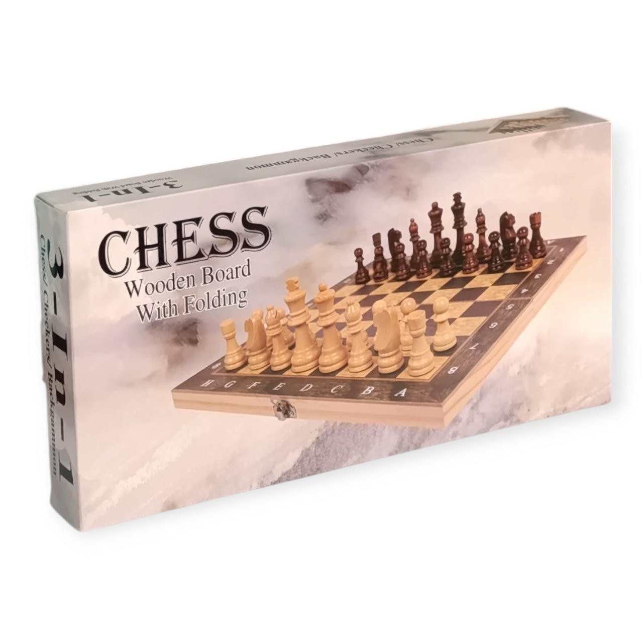 Настільна дерев'яна гра 3 в 1 S3037 дошка 29 х 29 см