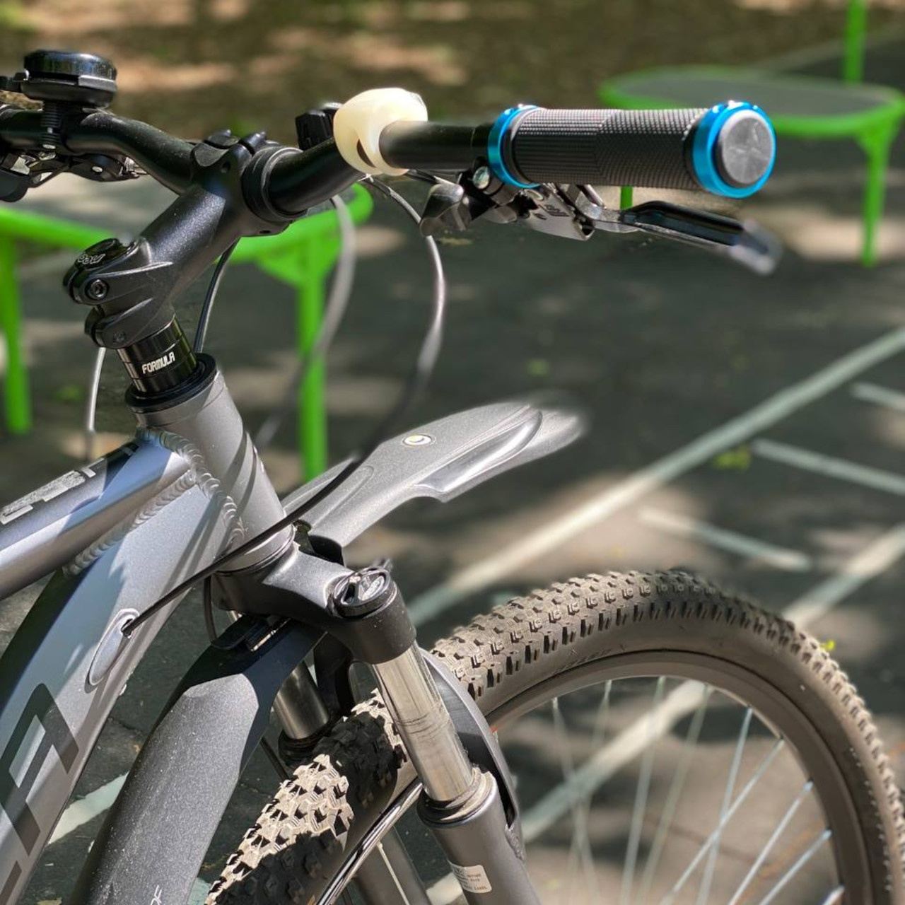 Гріпси круглі жорсткі з синіми фіксаторами LUS2-blue