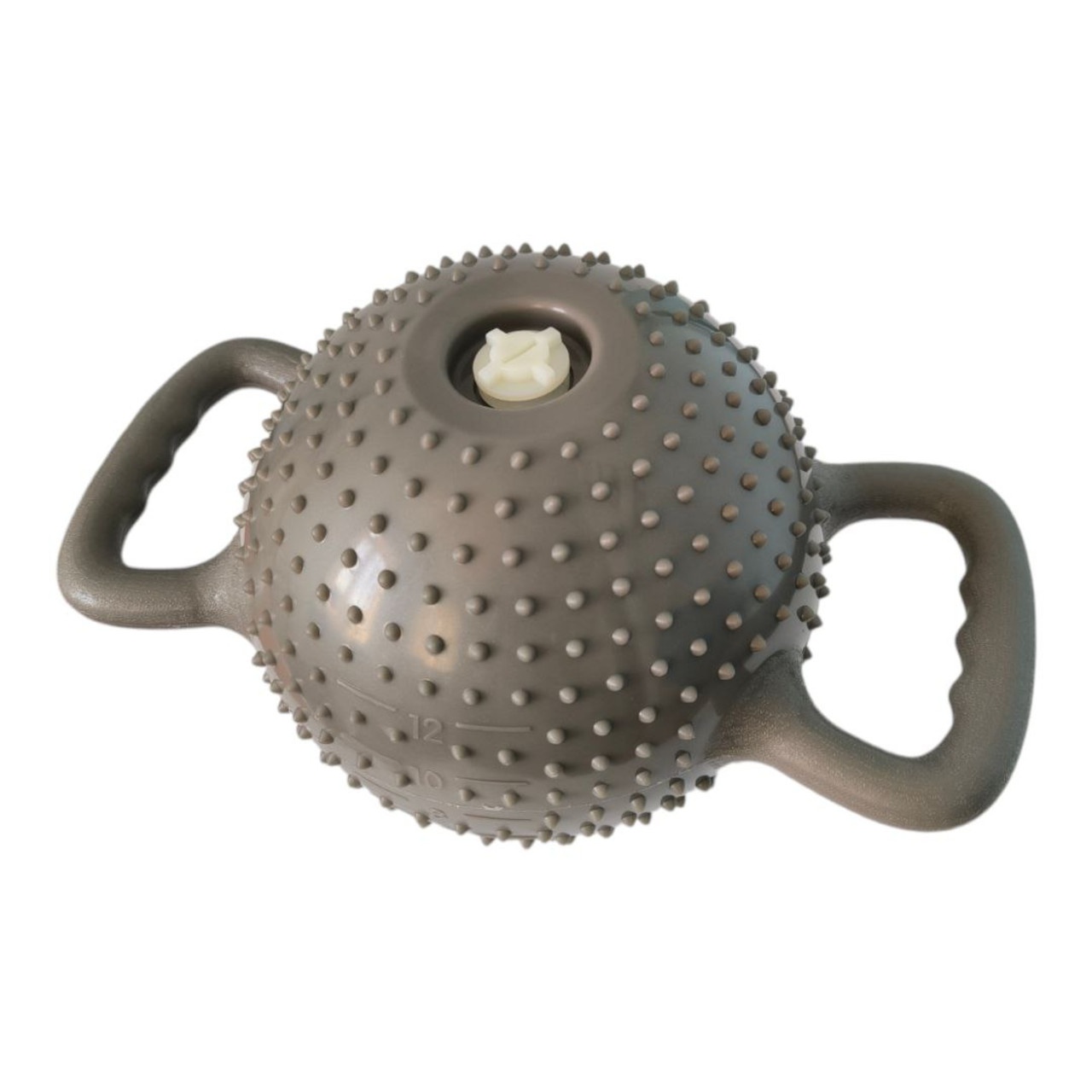 Гиря водоналивна для фітнесу 1,8-5,4 кг YJ-COC-M-СЕ шипована сіра