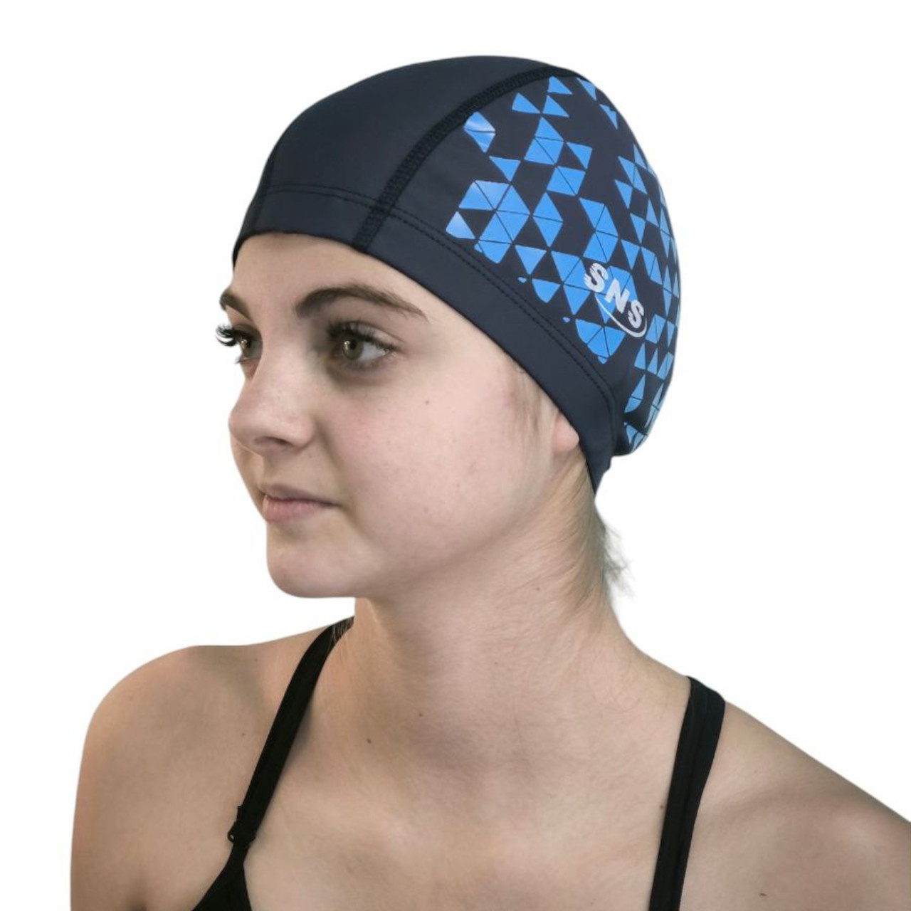 Шапочка для плавання SNS MOSAIC синя PU-H6-Tibetan blue