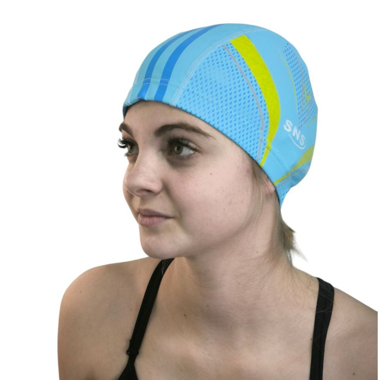 Шапочка для плавання SNS SPIKE блакитна PU-H2-azure