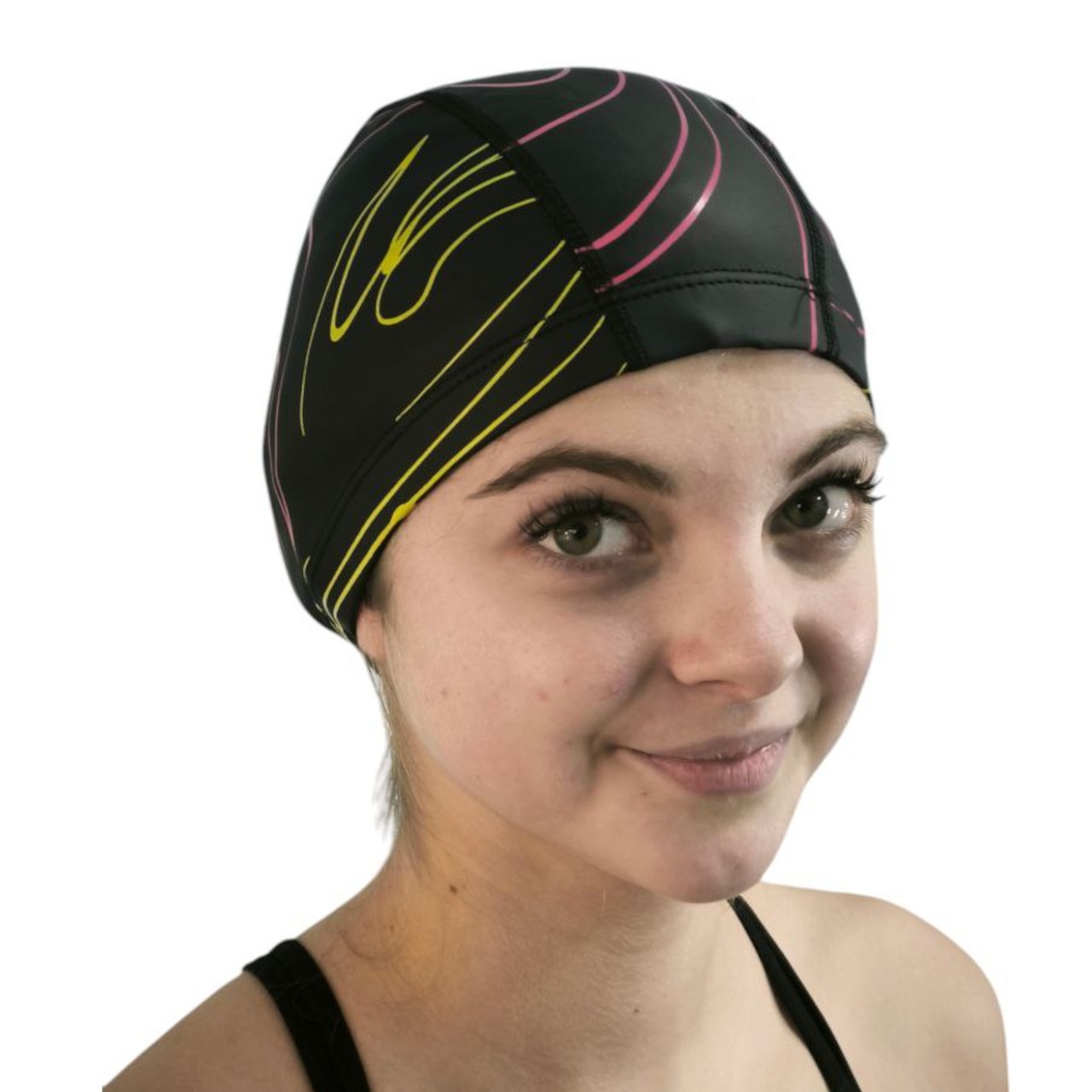Шапочка для плавання SNS EUPHORIA чорна PU-H3-black