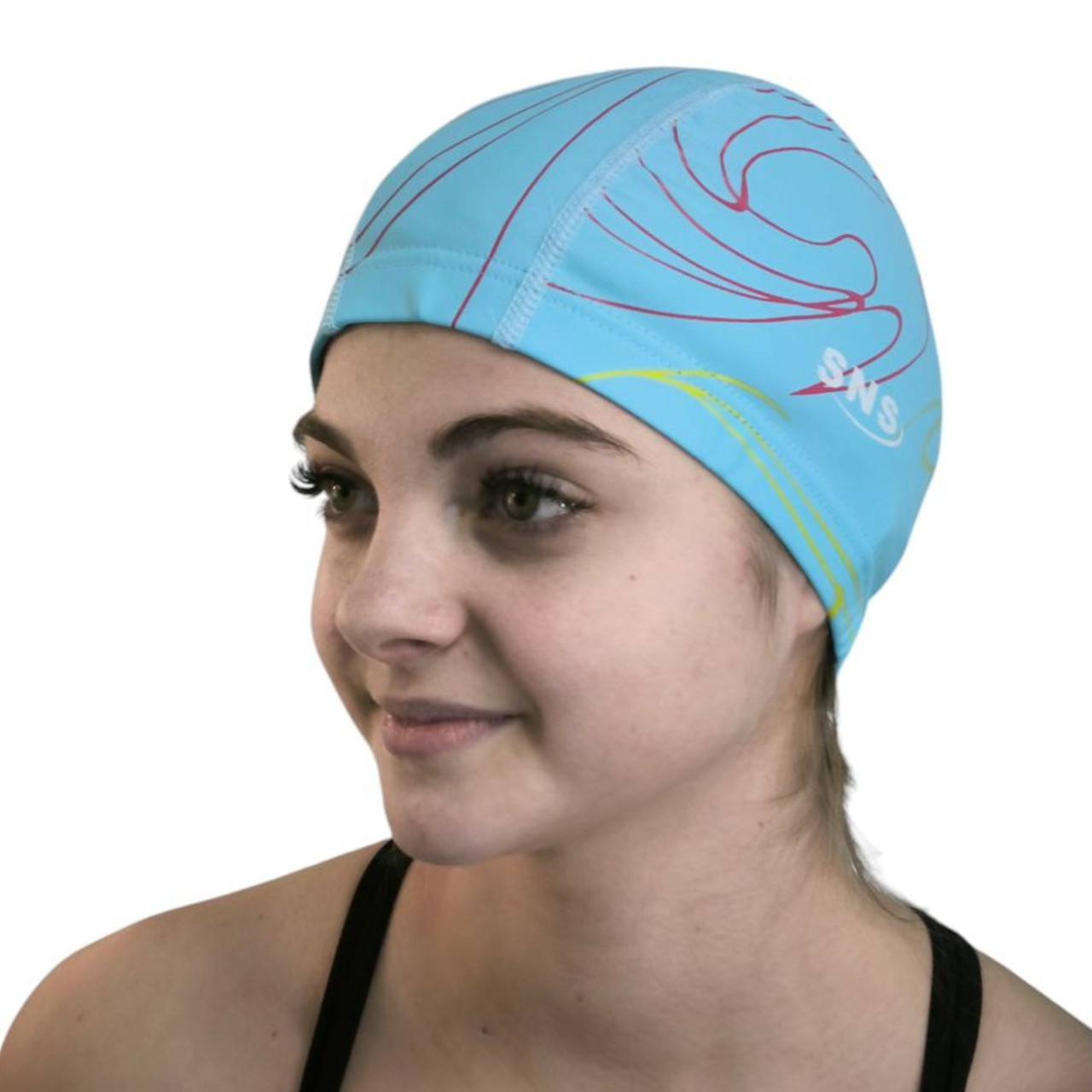 Шапочка для плавання SNS EUPHORIA блакитна PU-H3-azure