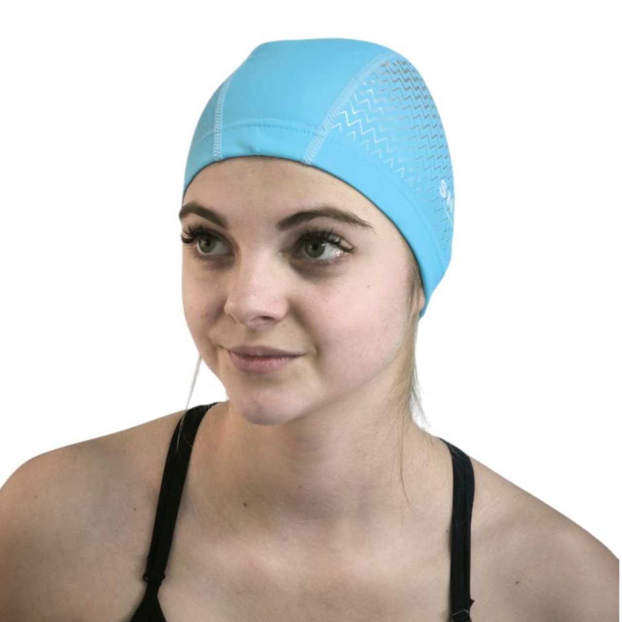 Шапочка для плавання SNS MISTRAL синя PU-H7-azure