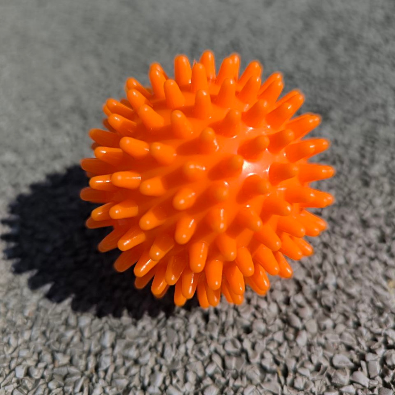 М'яч масажний d 6 см напівжорсткий ненадувний оранжевий A-J6