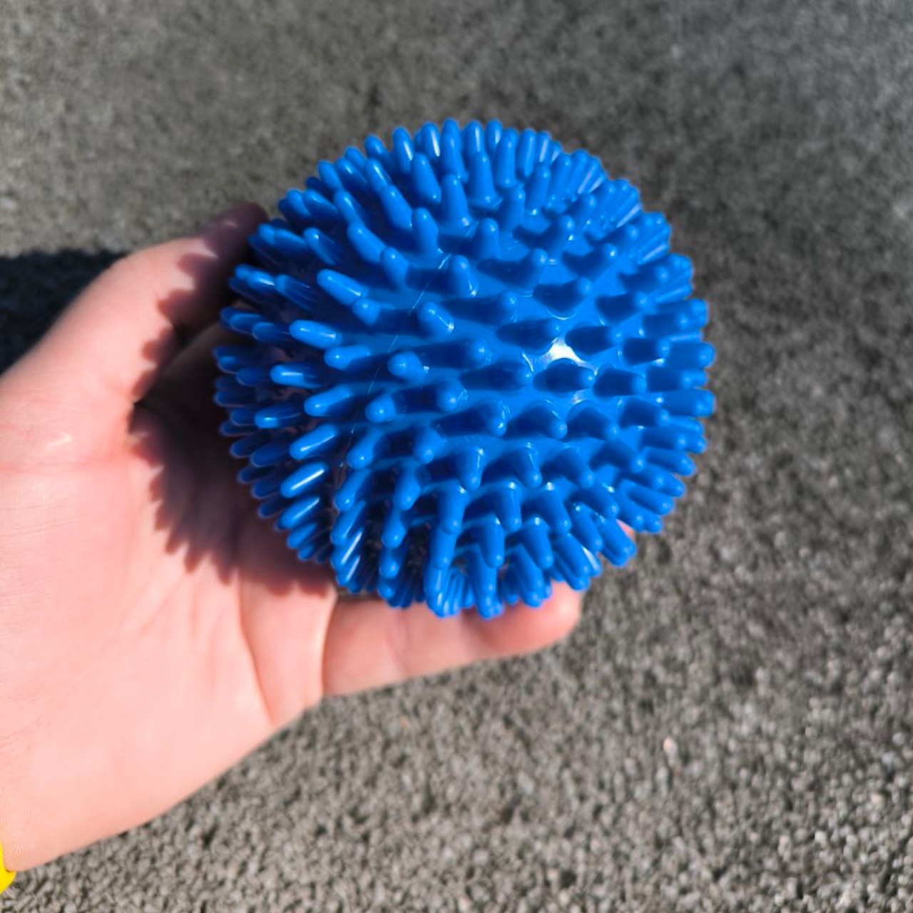 М'яч масажний d 10 см напівжорсткий ненадувний синій A-J10