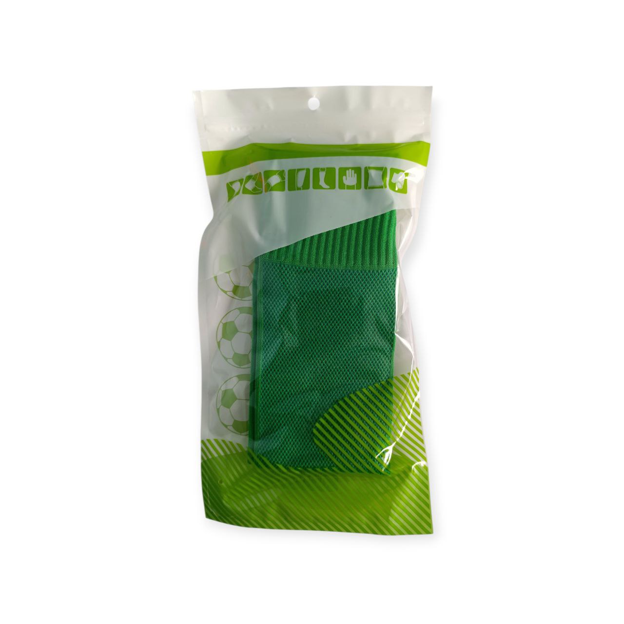 Гетри футбольні панчоха зелений підліткові FT-KEB-green