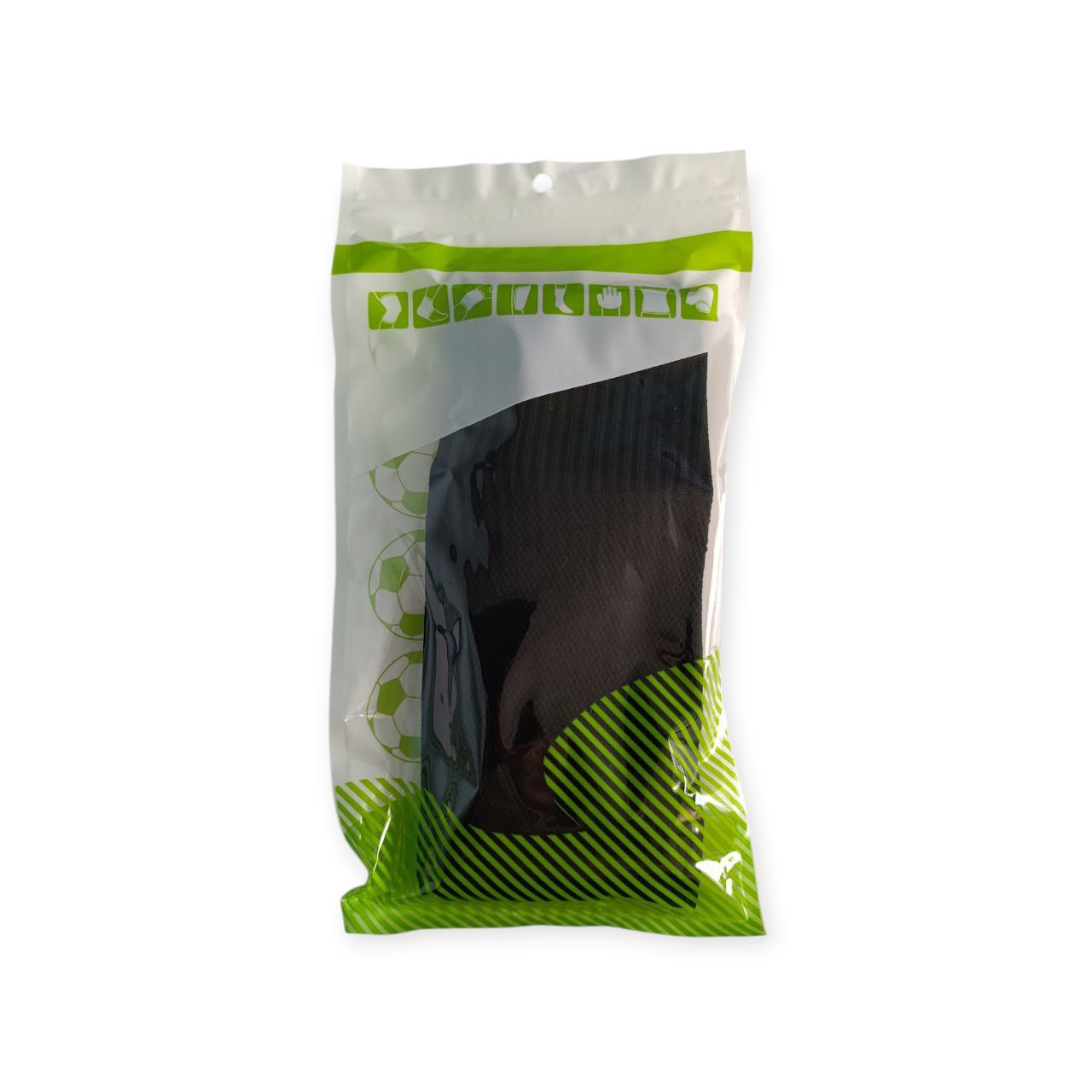 Гетри футбольні панчоха чорні підліткові FT-KEB-black