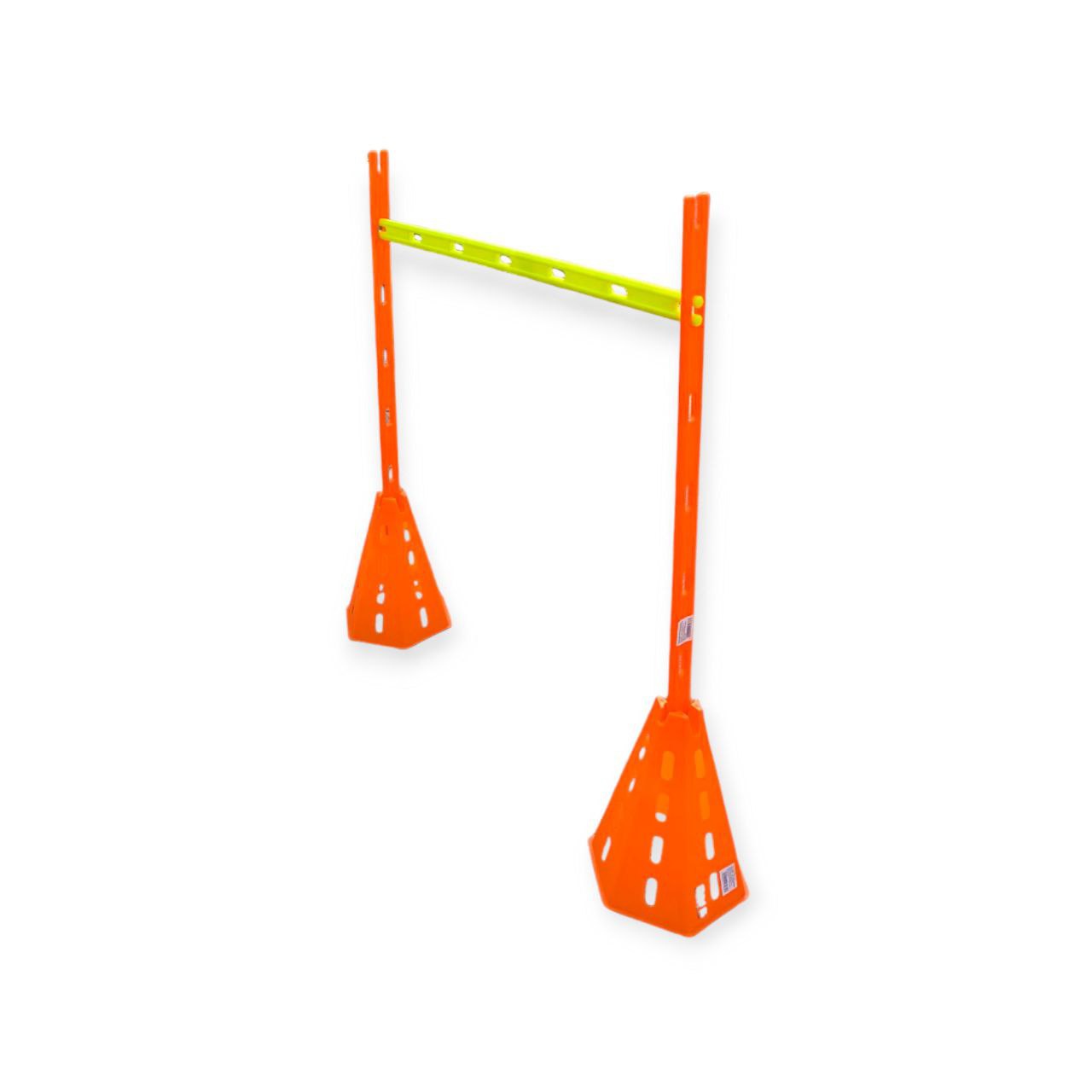 Фішка-піраміда з отворами 31 см оранжева O-992-6-ОРН