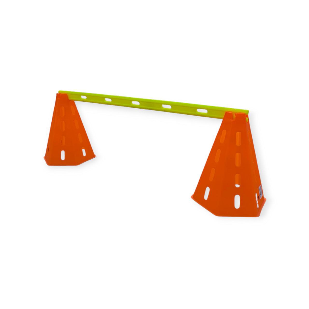 Фішка-піраміда з отворами 31 см оранжева O-992-6-ОРН