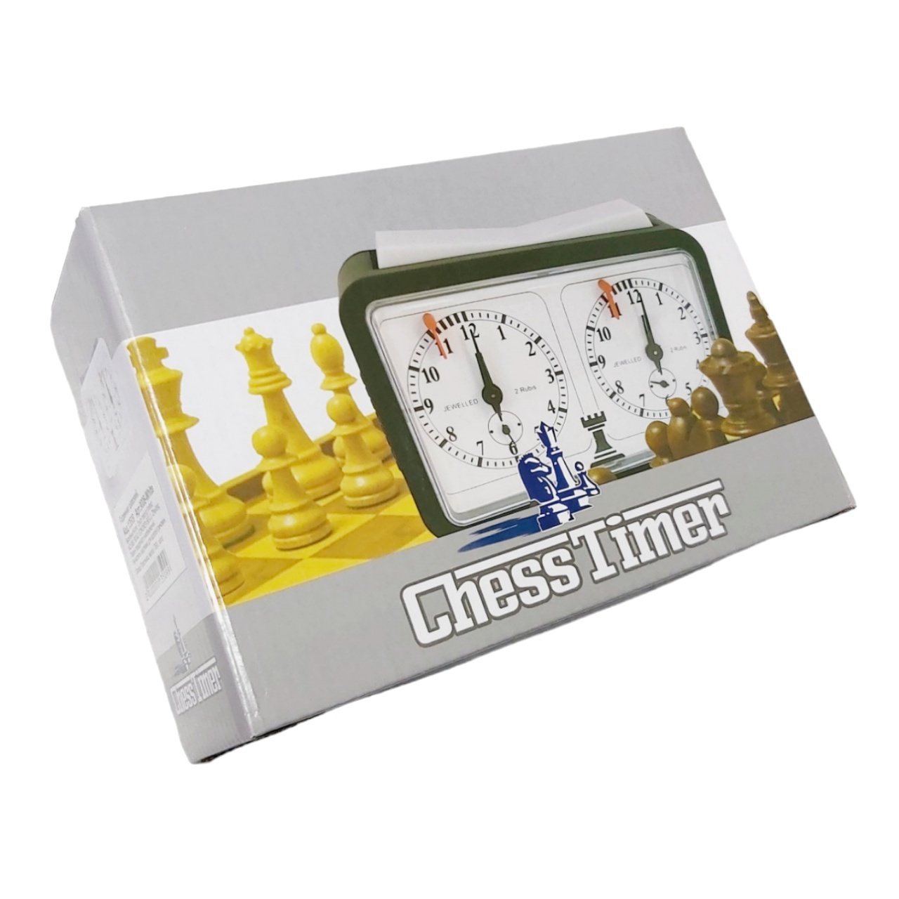 Годинник шаховий механічний 9008-white