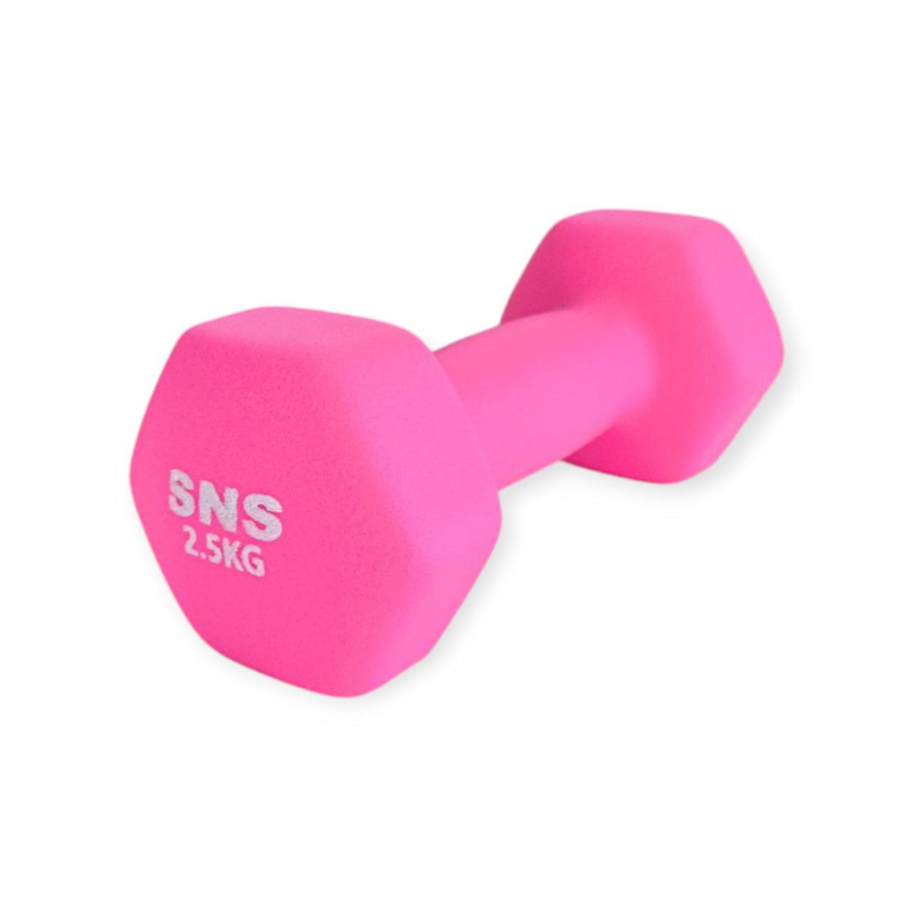 Гантель вінілова МАТОВА SNS 2,5 кг рожева