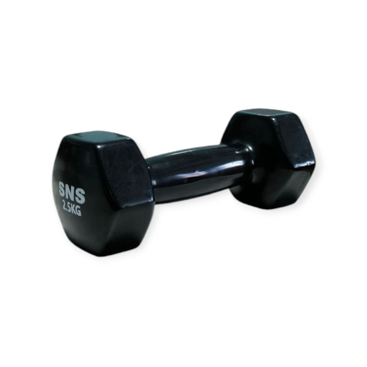 Гантель вінілова SNS 2,5 кг чорна
