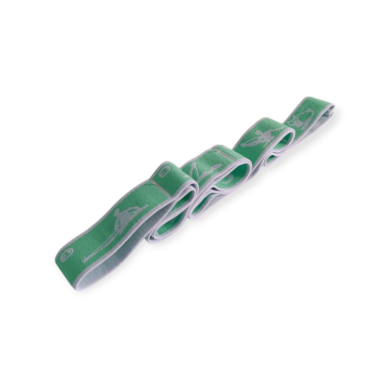 Еластичний стрічковий еспандер сегментований із 8 петлями WX-RT2-light green