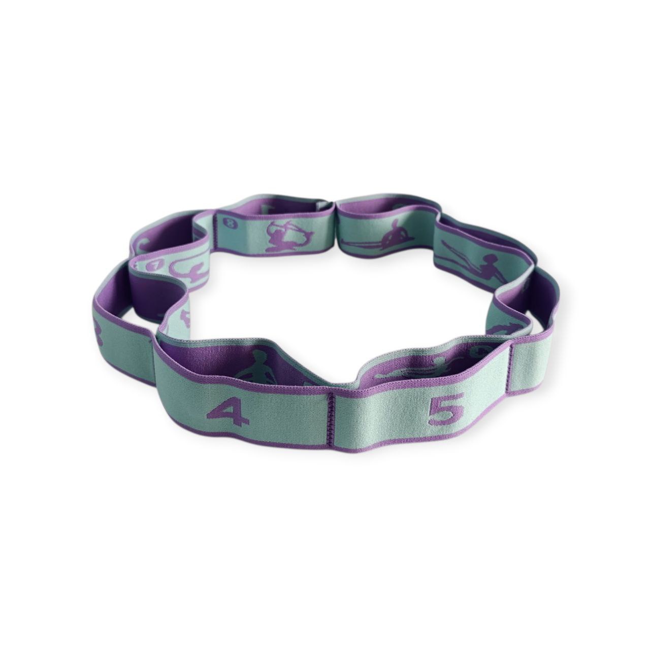 Еластичний стрічковий еспандер сегментований із 8 петлями WX-RT2-purple