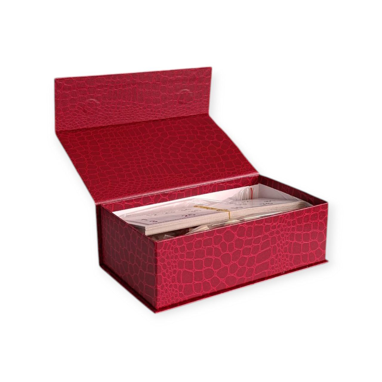 Настільна гра ЛОТО у червоній коробочці 23х13 см LD-8821-red