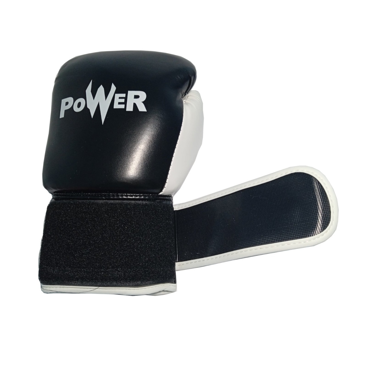 Рукавички боксерські POWER чорні 6 унцій POW-BZ-Ч6