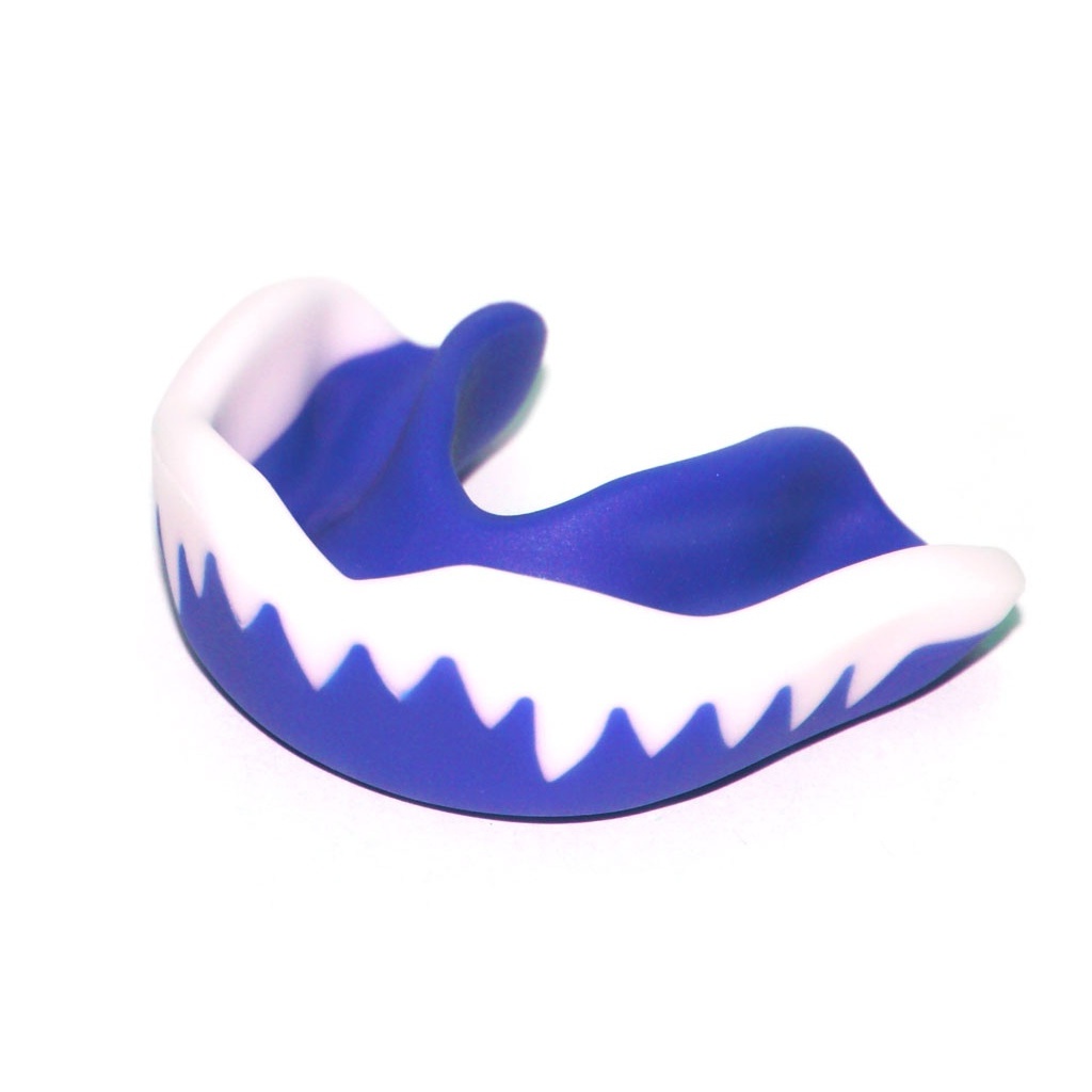 Капа боксерська дитяча POWER MG-004-СБ синьо-біла